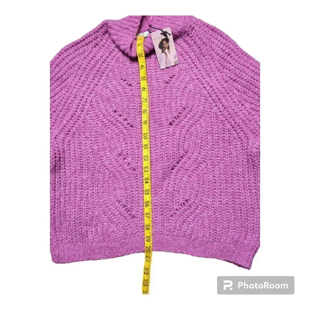 sincerely Jules knitted sweater Pink Size S  Small Long Sleeve Loose outwear